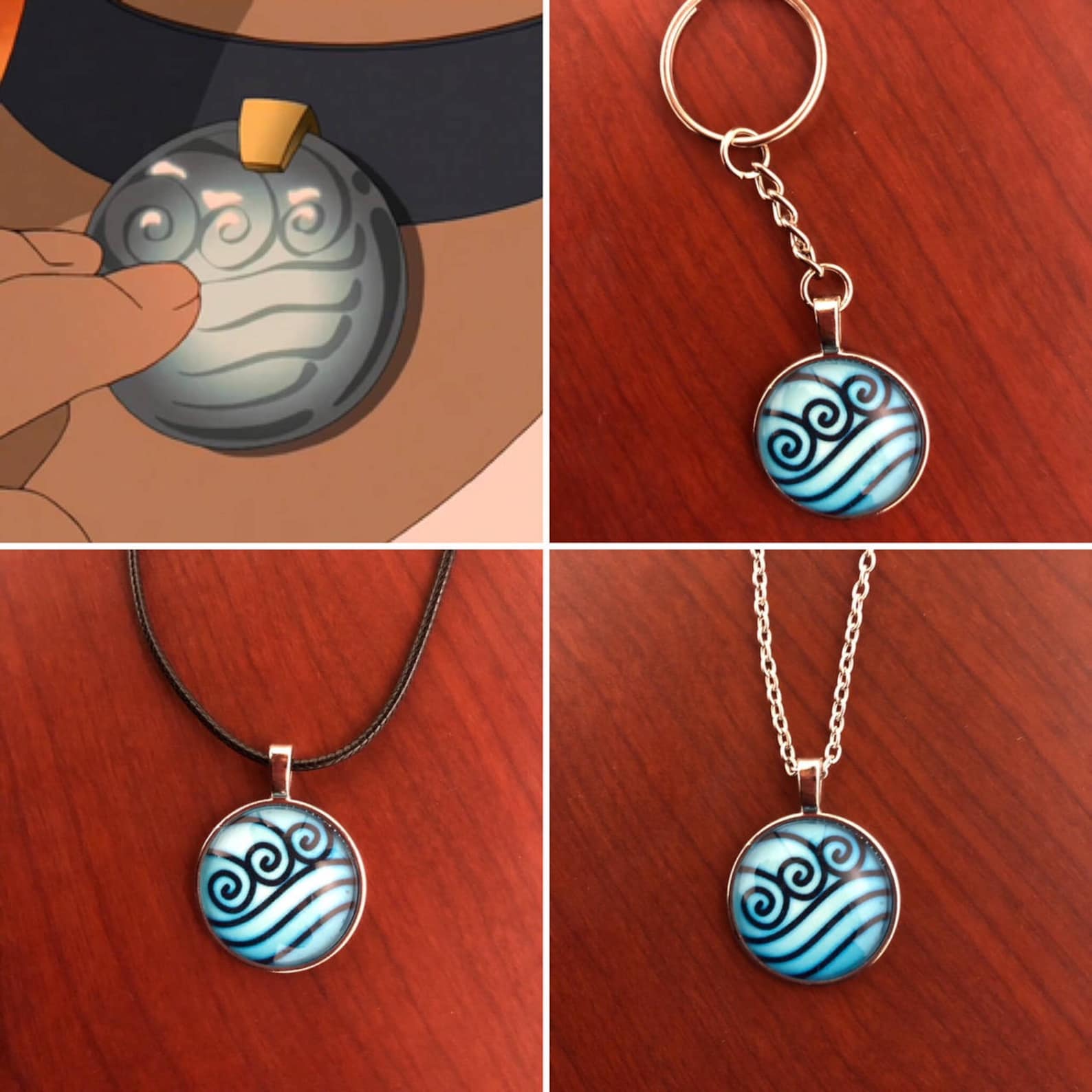 Katara Necklace Water Bender Necklace Water Element Etsy