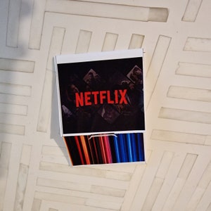 Geschenkkartenhalter-Vorlage: Netflix