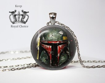 Boba Fett Floating Charm for Floating Lockets-Star Wars Charm-1 Piece-9mmx9mm-Flatback-Gift Idea