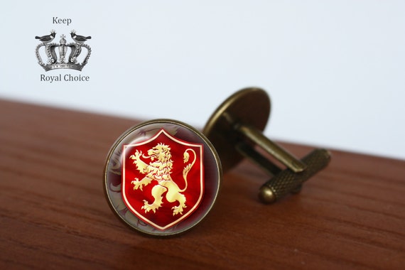Haus Lannister Logo Paar Manschettenknopfe Game Of Thrones Etsy