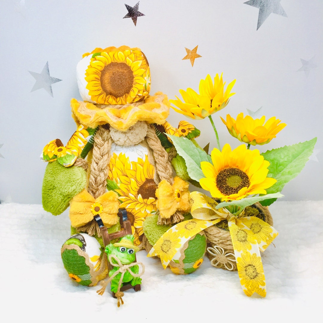 sunflower-gnomes-garden-gnome-gifts-spring-summer-gnomes-etsy