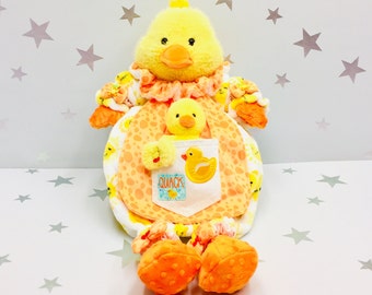 Storage Bag Kids, Pajama Bags, Duck Decor, Duck Gifts, Duck Toys, Bag for Pajamas, Grandchild Gifts, Kids Room Accessory, Travel Bag Kids