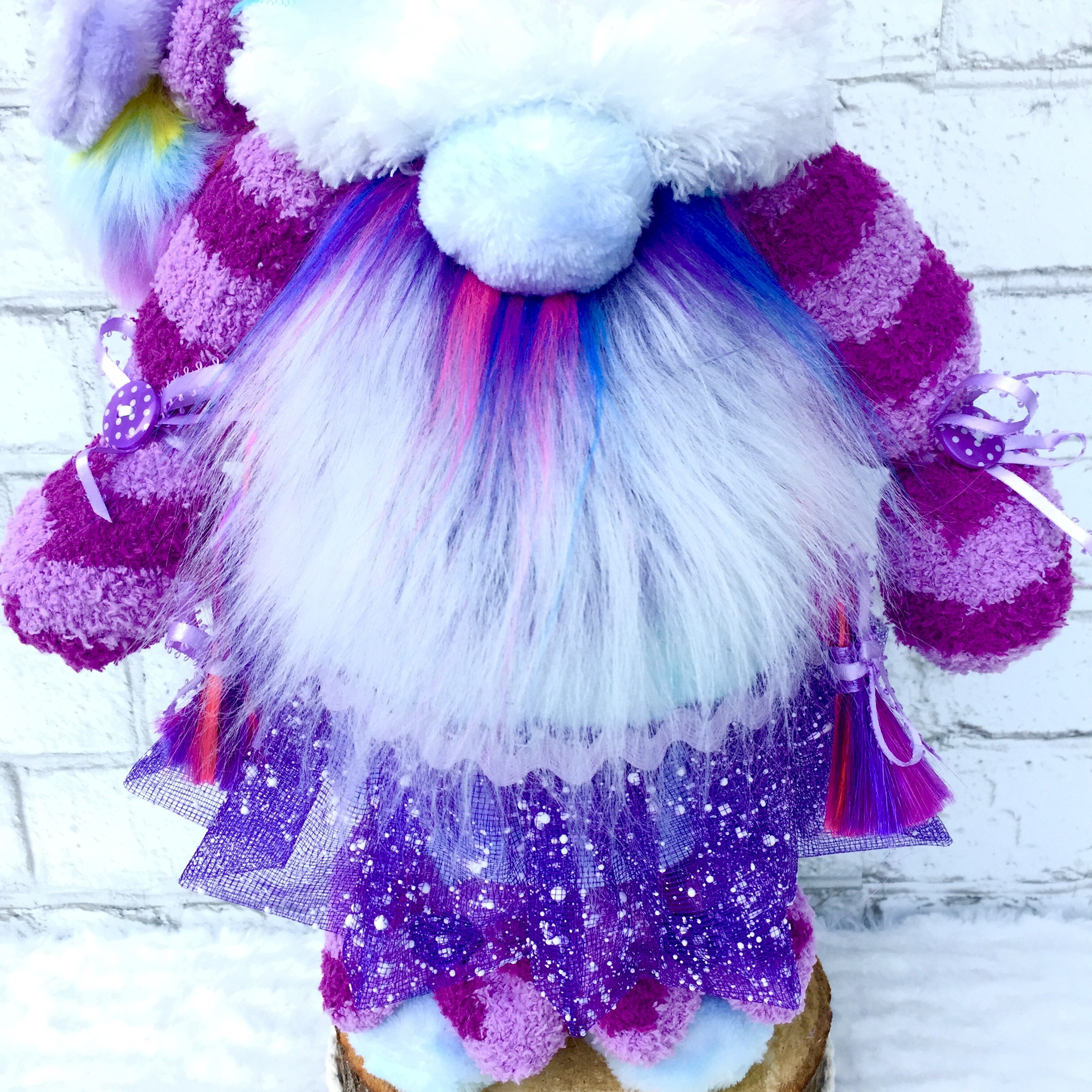 Unicorn Gnome Unicorn Party Decor Rainbow Gnome Baby Girl Etsy