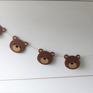 Teddy Bear Baby Shower, We Can Bearly Wait, Bears Garland, Bear Party Decoration, Cute Bear Banner, 1st Birthday Party Decoration