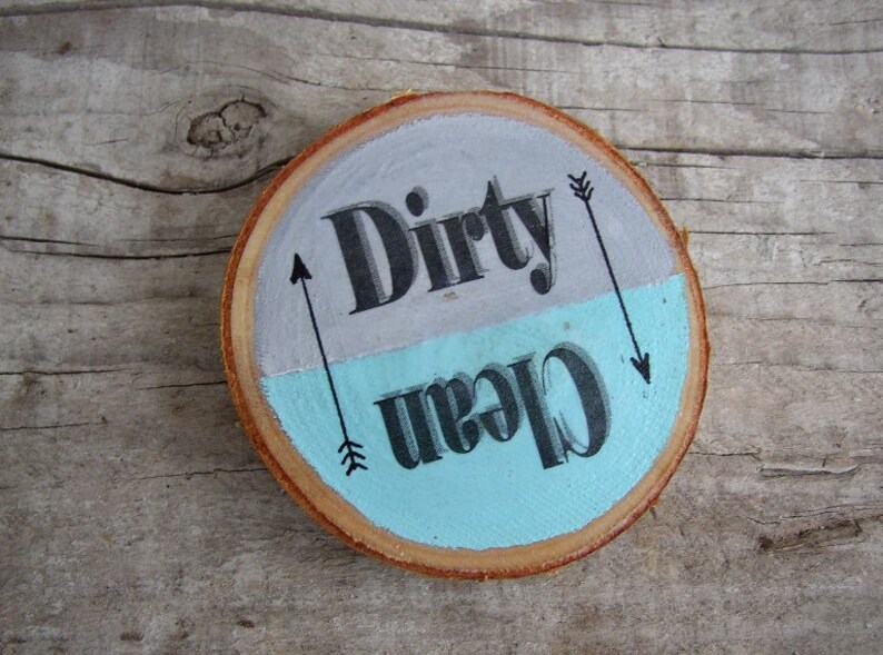 Dishwasher Clean Dirty Dishwasher Sign Dishwasher Etsy