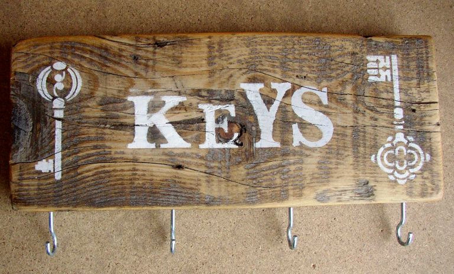 Pallet Key Holder Farmhouse Decor Key Rack Key Holder for Etsy