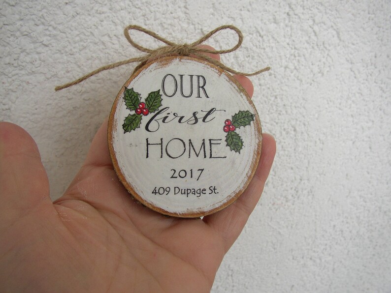 Our First Home Ornament New House Gift Housewarming Gift Etsy
