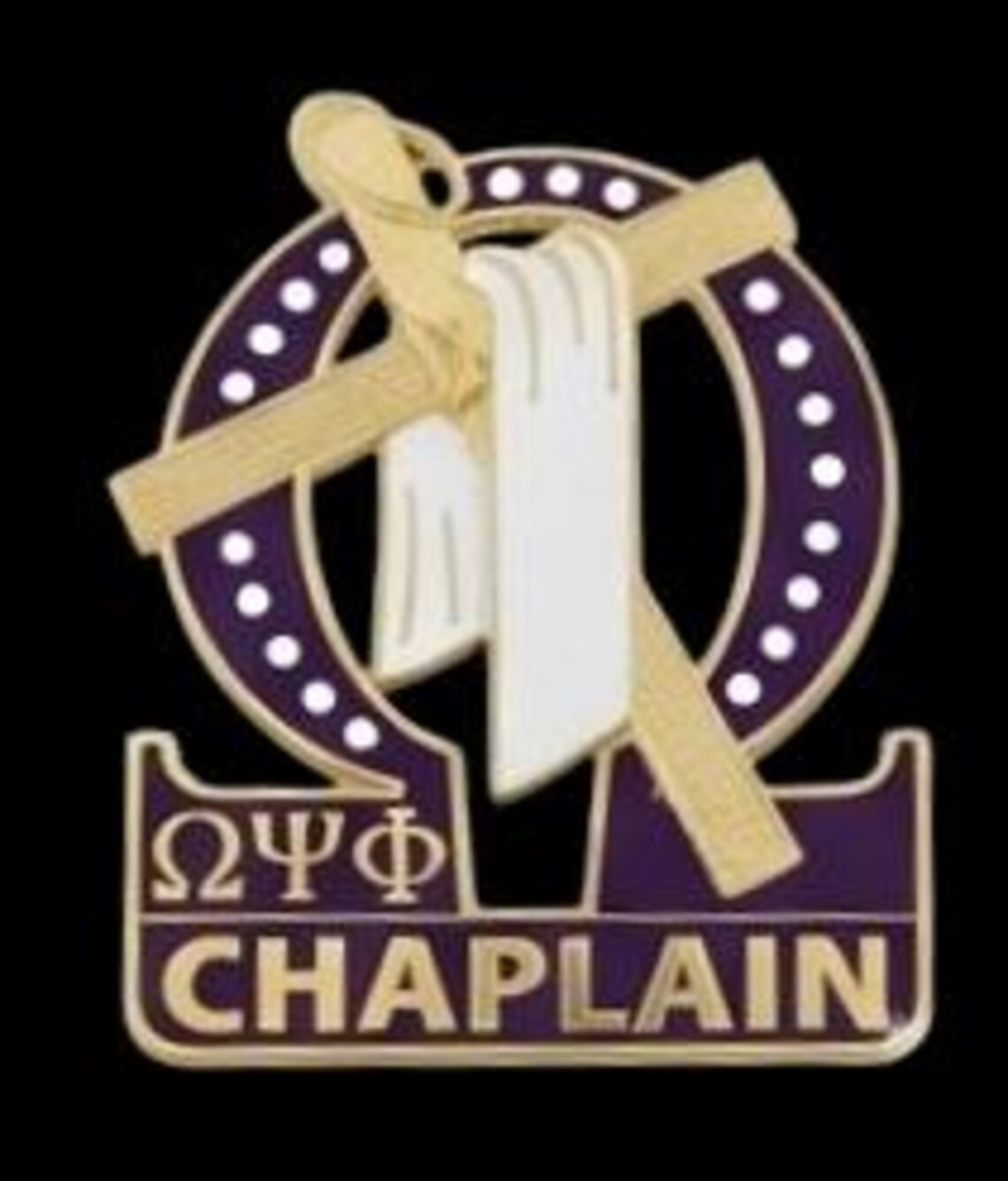 Massively OWT - Chaplain Lapel Pin - Omega Psi Phi, Fraternity Gift ...