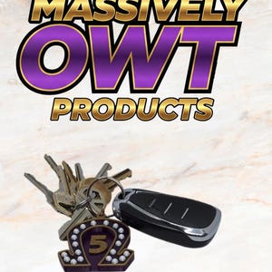 Massively OWT - "Line Number" Omega with Pearls Keychain -  Probate Gift, Omega Psi Phi, ROO, Eleven, Gift, Neophyte
