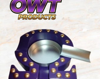Massively OWT Cigar Bruhz Ashtray -  Omega Psi Phi, Personal Cigar Bruh, ashtray, Probate Gift, Dawg, Dog, ROO, Eleven, Gift, Neophyte, 