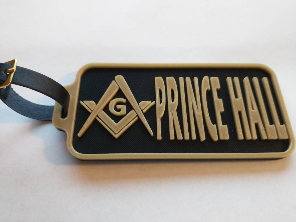 Masonic Luggage Tag Prince Hall Traveler Square PHA - Etsy