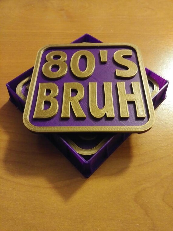 Omega Psi Phi 80's Bruh Coaster Set Omega Psi Phi pillow | Etsy