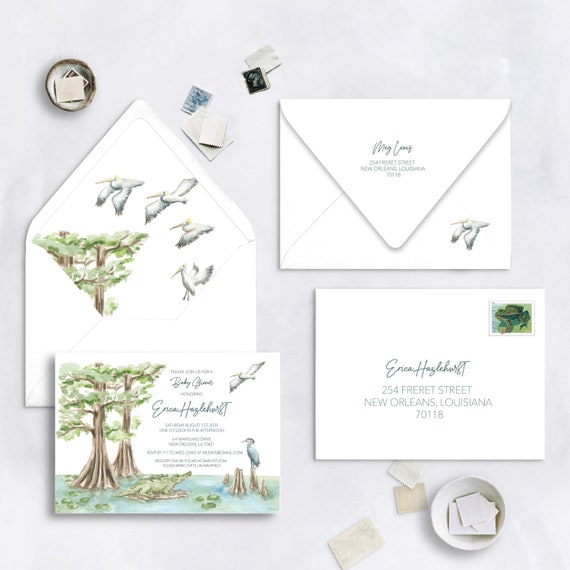 custom baby invitations