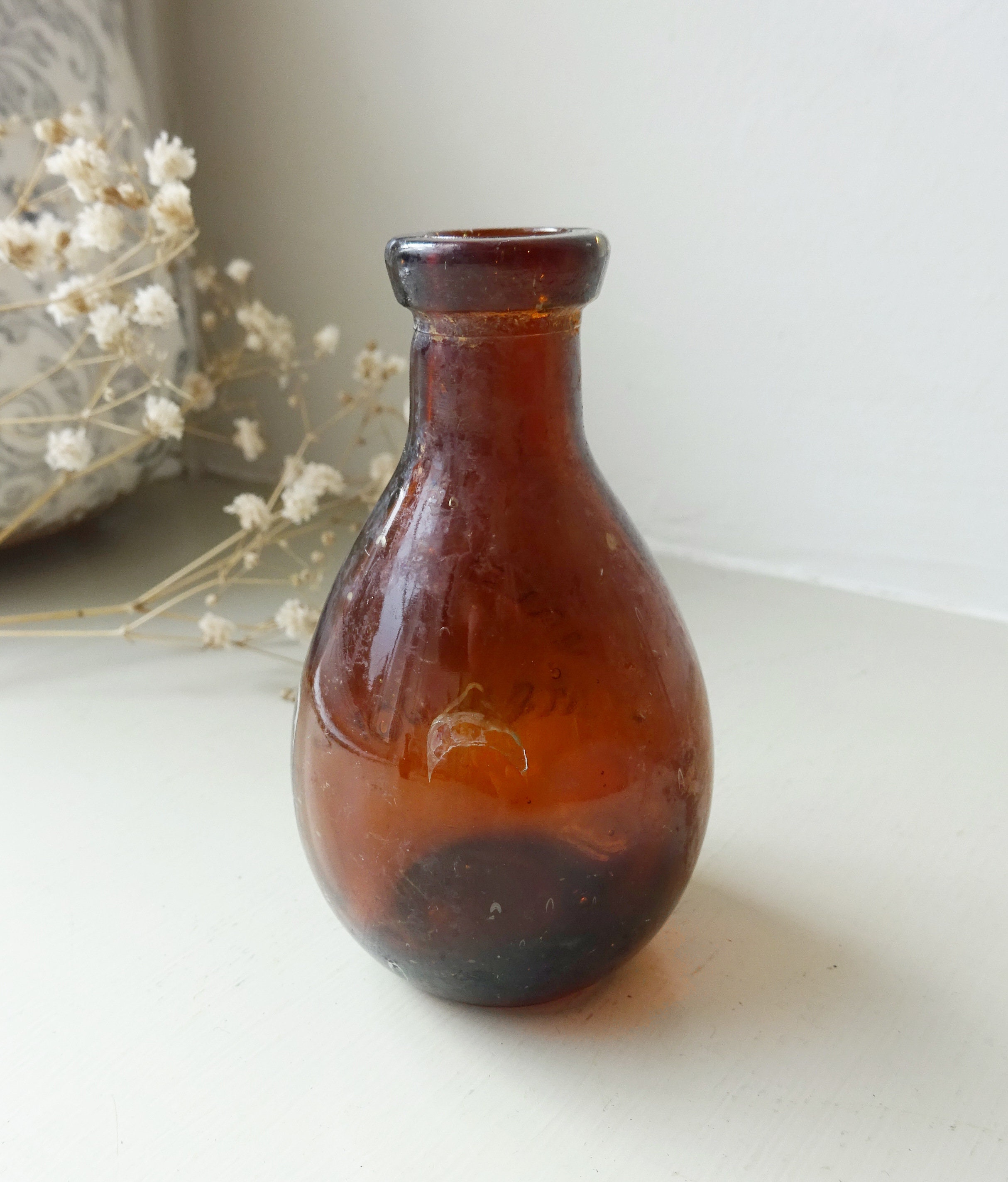 Antique Valentine's Meat Juice Bottle Amber Bottle Beef Etsy