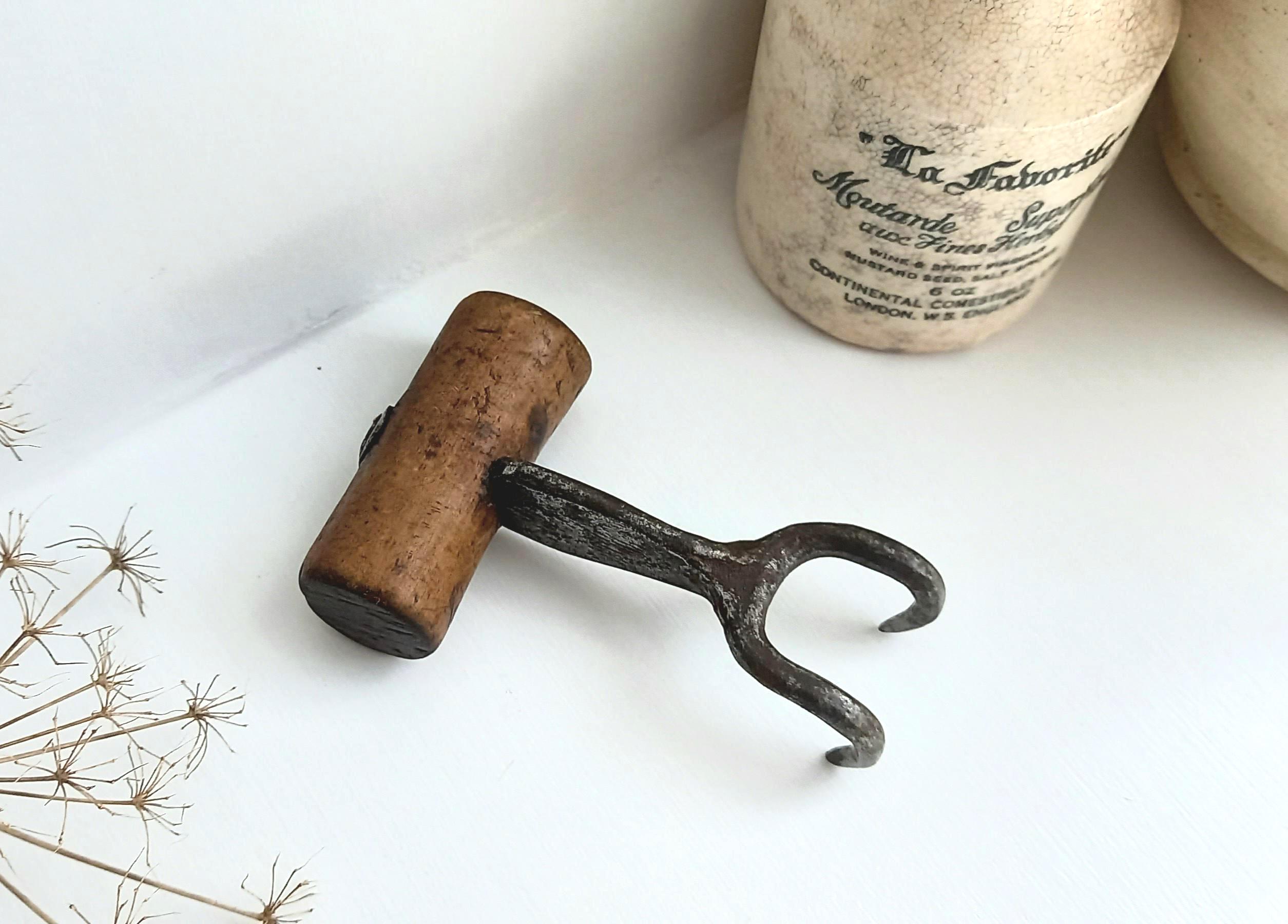 Antique sack hook, bale hook, cargo hook, cat's paw, timber hook, docker's hook, stevedore's hook, longshoreman's hook, hay bale hook, farm