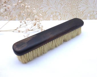 Victorian ebony candlesticks, ebony ring holder, ebony pin dish, hat pin holder, shoe horn, clothes brush, antique vanity set dressing table