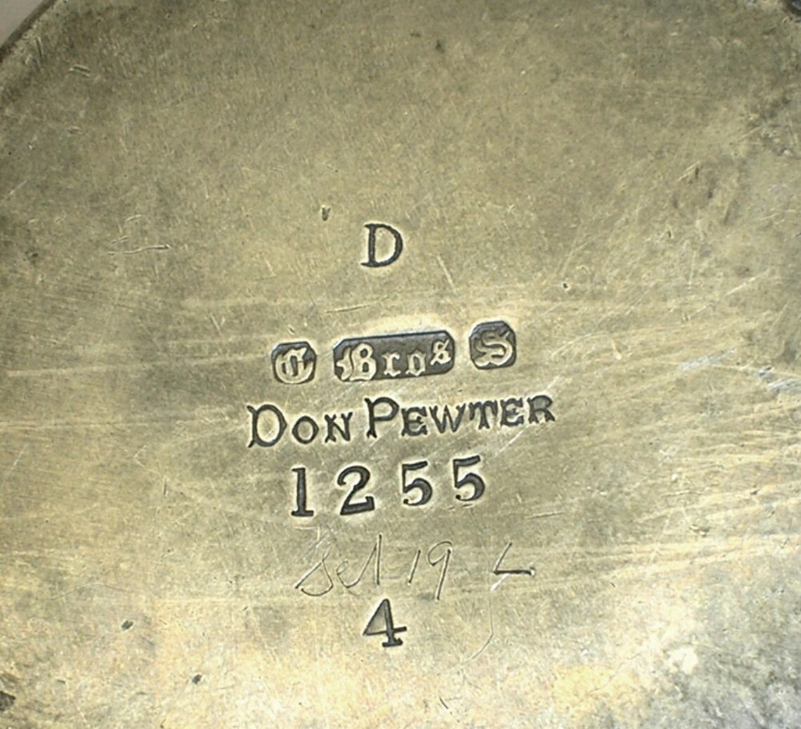 Vintage Don Pewter Sugar Bowl and Creamer Jug 1920s 1930s. Etsy