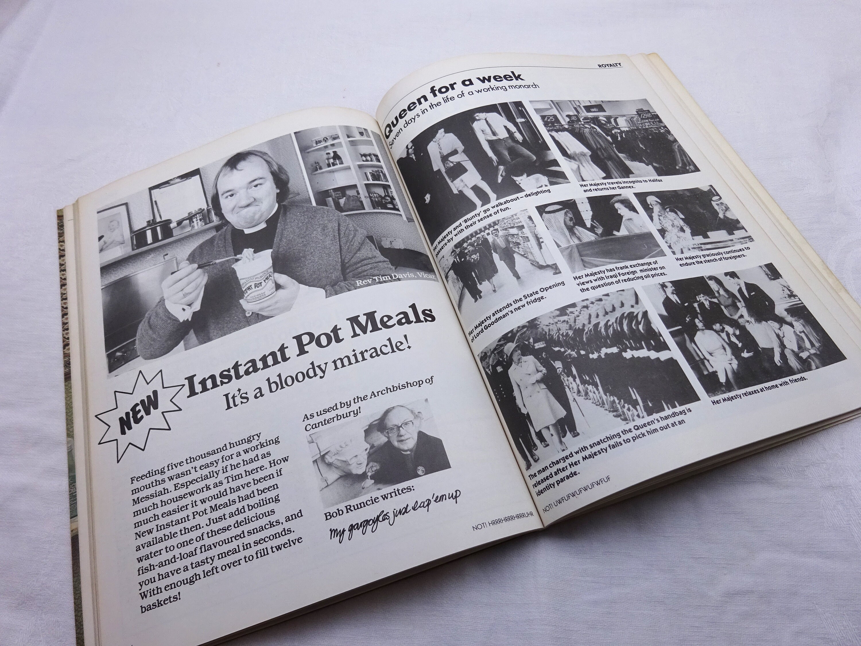 Vintage Not the Nine O'clock News Book 1980 BBC British Etsy UK