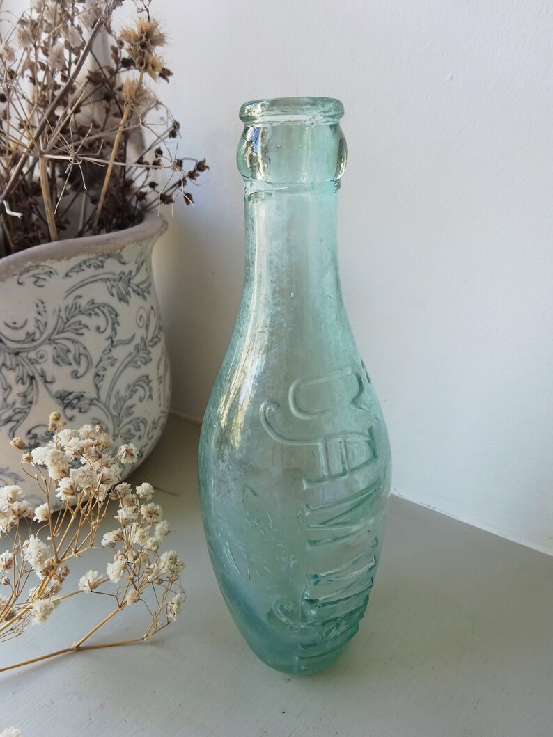 Antique Hamilton Bottle With Flat Base CAMWAL Chemists Etsy