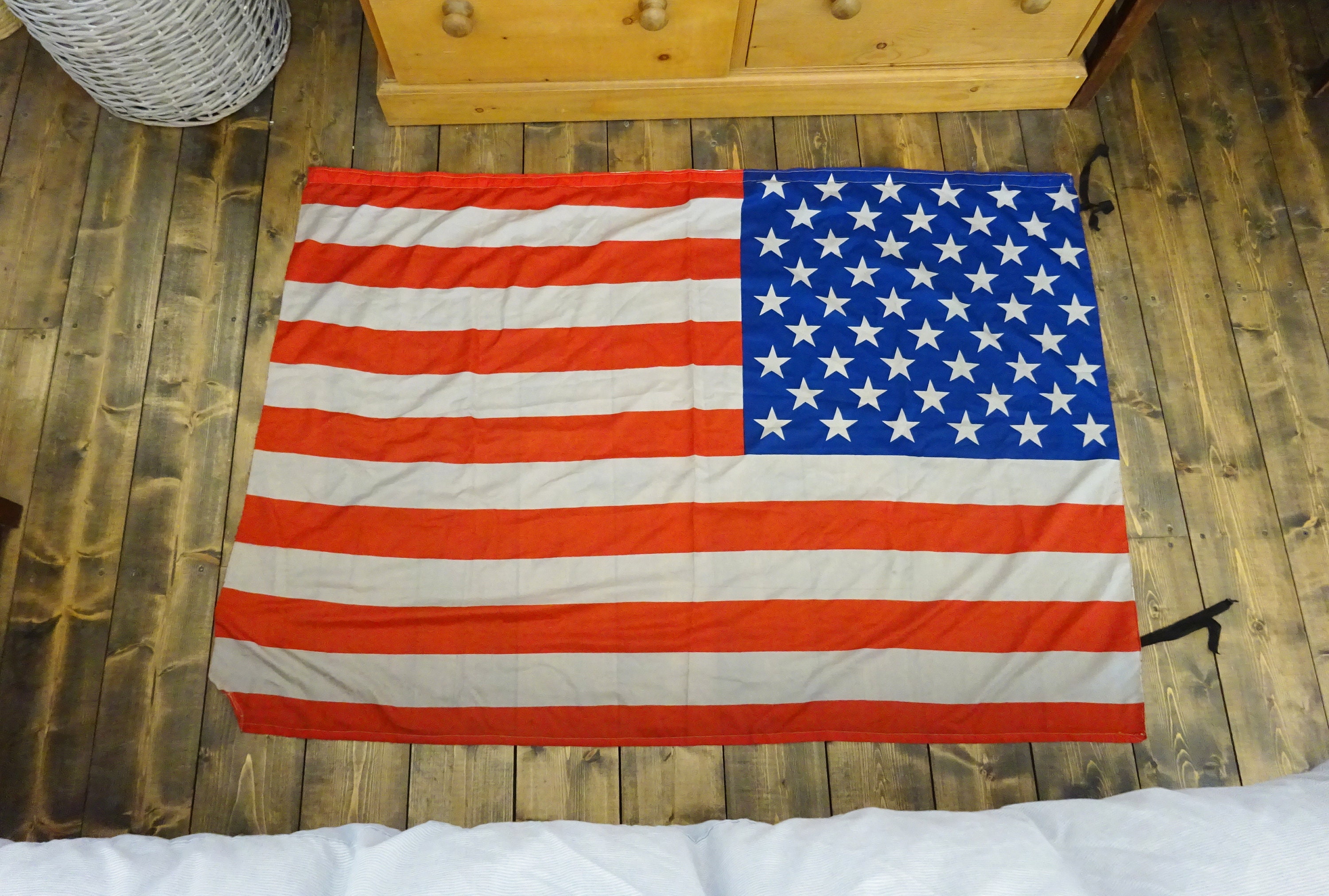 DRAPEAU USA 48 ETOILES 2ème GM. WW2 USA FLAG 48 STARS