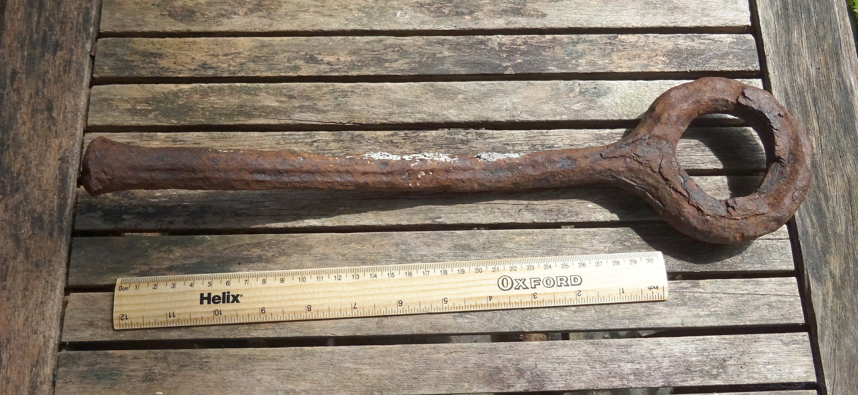 Antique Iron Mooring Ring Jetty Wall Tie Mooring Loop Etsy UK