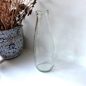 Vintage milk bottle for Clifford&#39;s Dairies, 1 pint, embossed Please Rinse and Return, kitchenalia, film prop, dairy decor, farmhouse decor