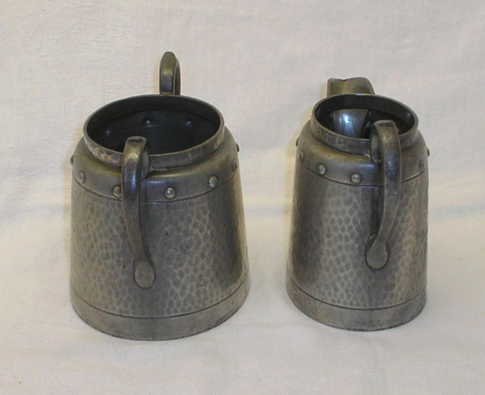 Vintage Don Pewter Sugar Bowl and Creamer Jug 1920s 1930s. Etsy