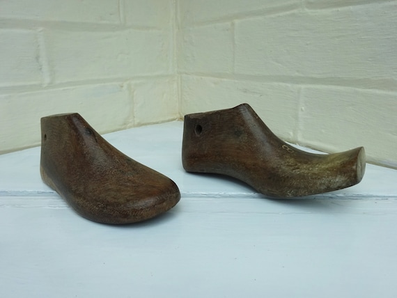 Horma de zapato infantil de madera antigua x 1 horma de zapato de