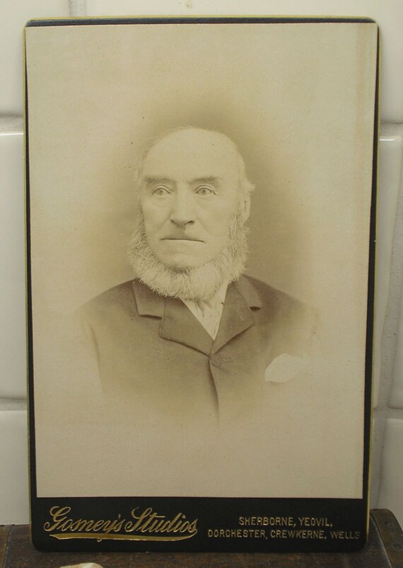 Victorian Photograph Of Man With Amish Beard By Gosney S Etsy