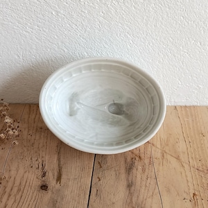 Antique Booths pigeon terrine mould, rare Royal Semi Porcelain jelly mould, pigeon pattern in top, white china, white pottery, ironstone