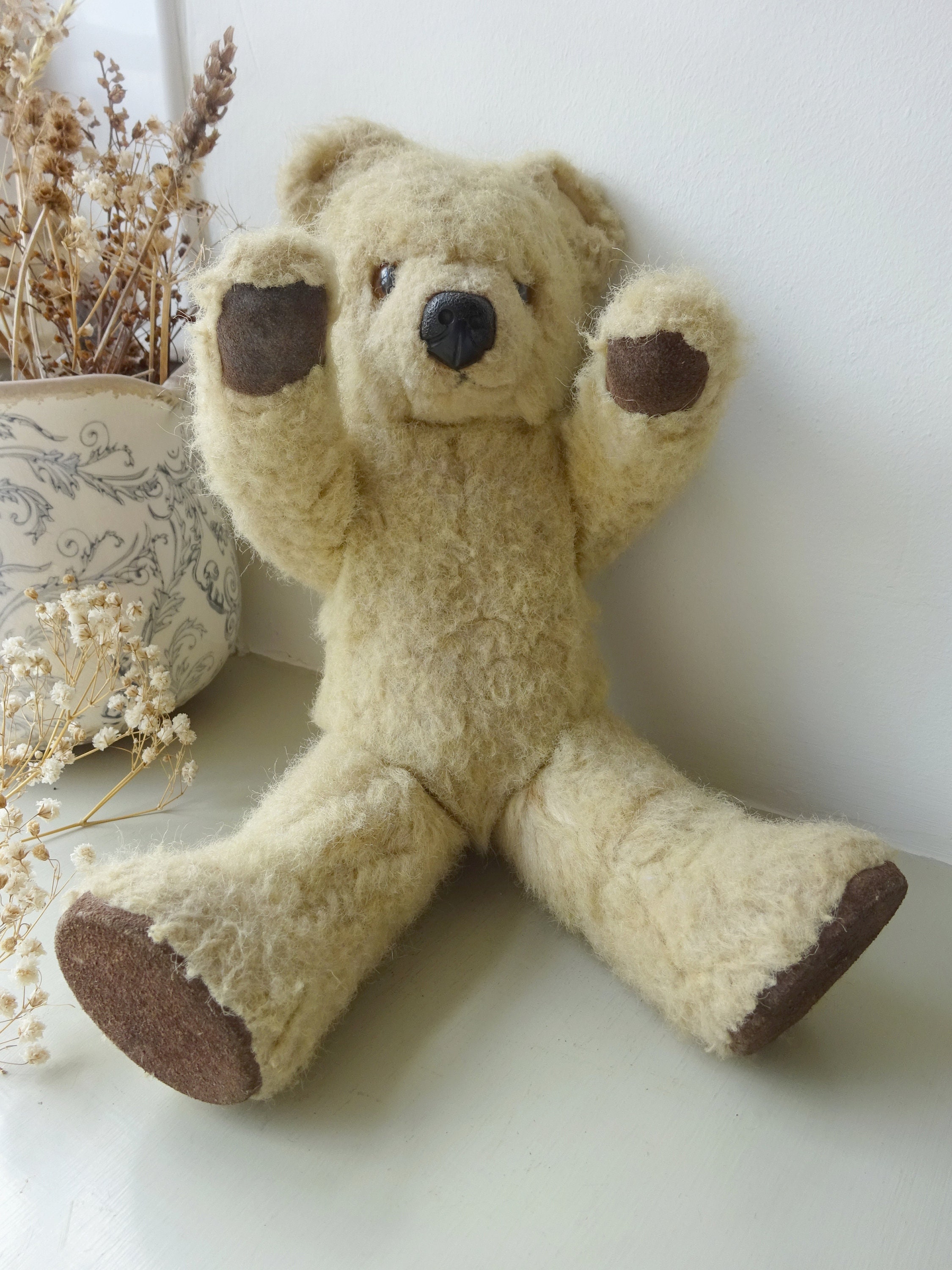 Vintage Teddy Bear by Little Folk, Tiverton Devon, England