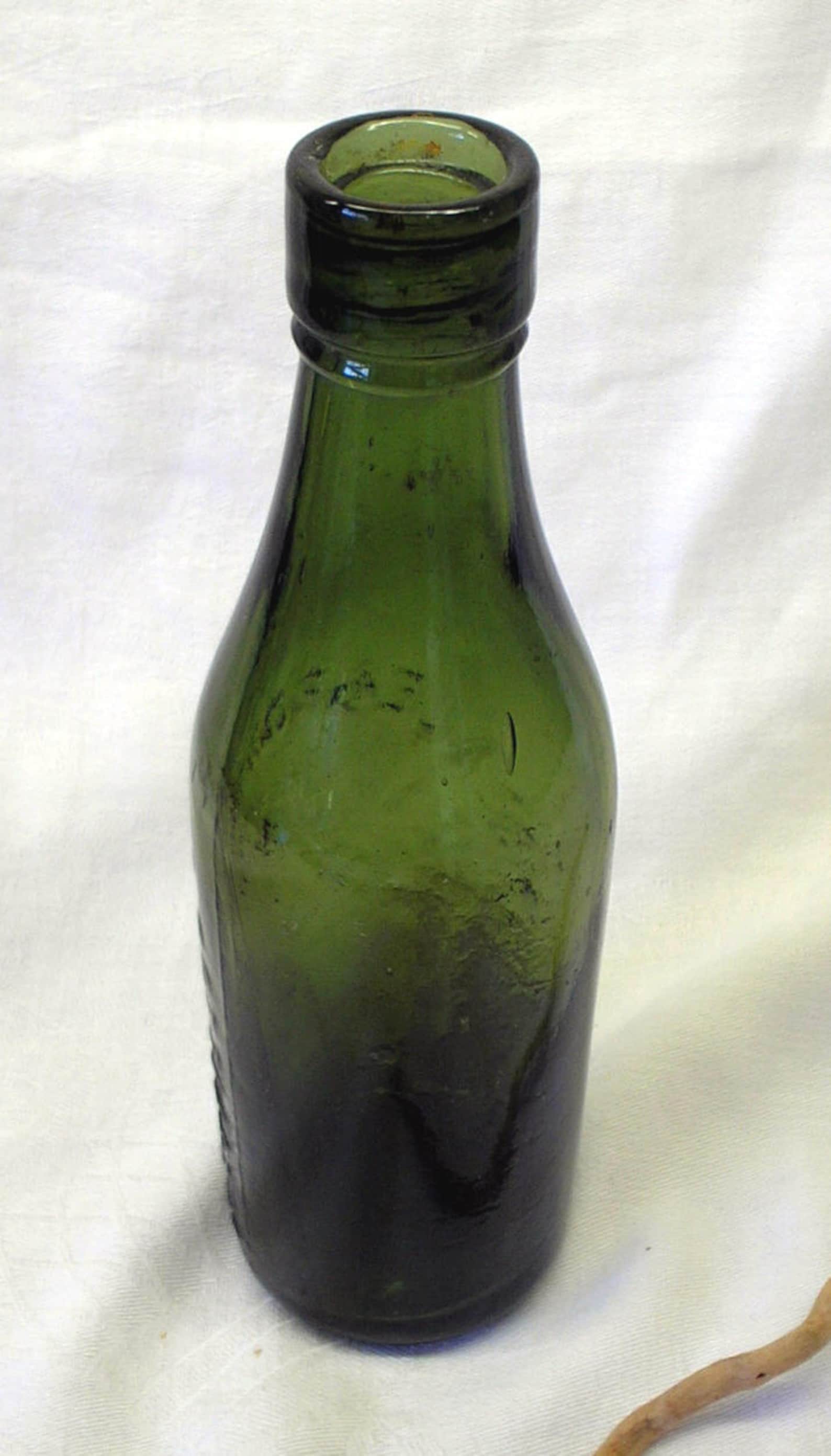 Antique Green Beer Bottle. Victorian / Edwardian Birbot CS & Etsy