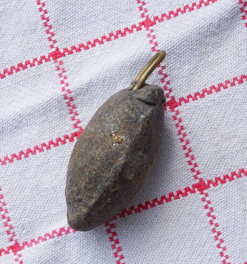 Antique Lead Fishing Weight. Fishing Supplies. Useful Plumb Etsy