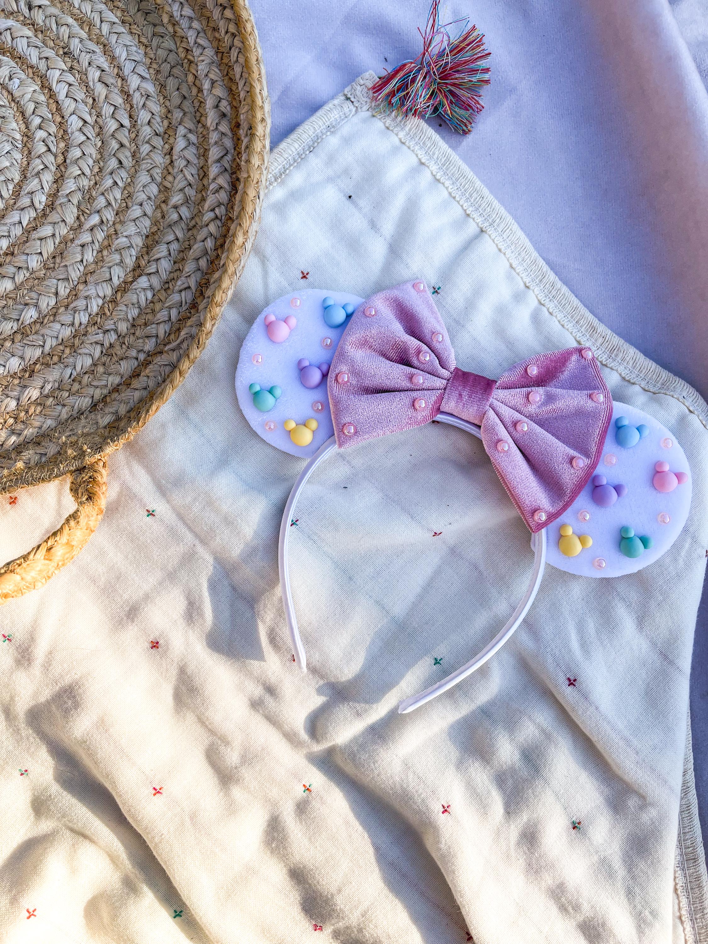 Pink Sequin Minnie Ears | Sparkly Disney Headband - Etsy