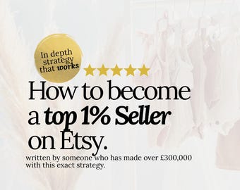Etsy Meisterklasse: Starte deinen Etsy Shop (PDF-Download)