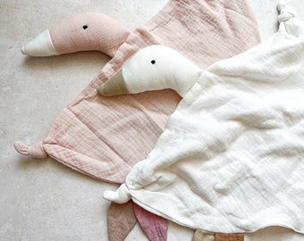 Personalised Swallow Comforter | Pink or Cream |