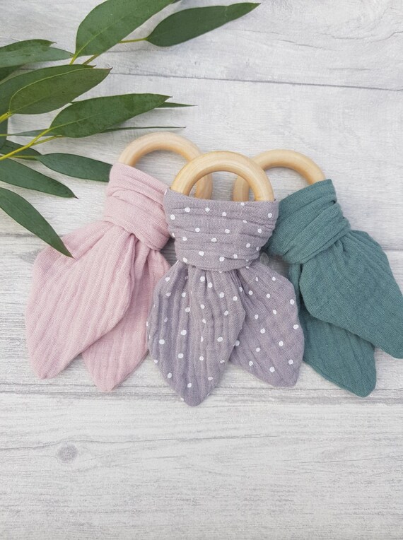 muslin teether