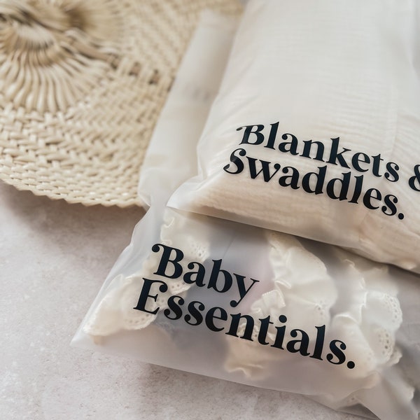 Krankenhaustaschen-Organizer x15 – MEHRERE GRÖSSEN | Umstandstaschen | Wiederverwendbare Beutel mit Reißverschluss | Essentials für Mama und Baby | Geschenk zur Babyparty