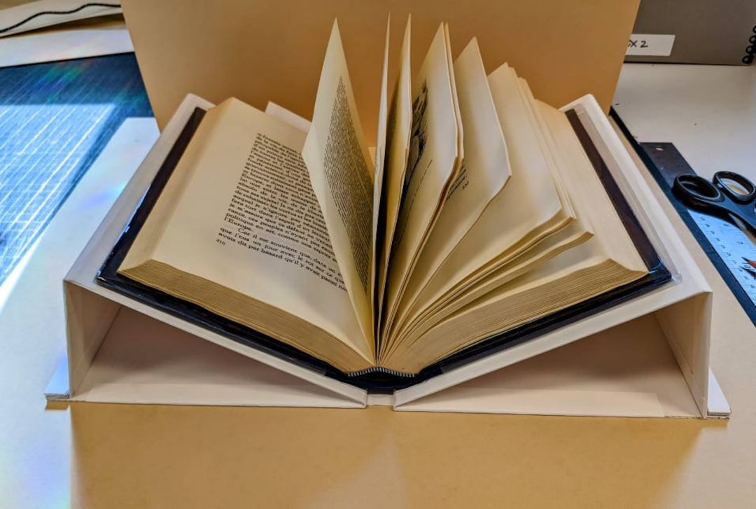 Book Cradle, Collapsible Book Stand, Foldable Book Holder, - Etsy