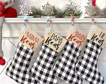 mama bear christmas stocking