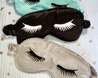 Eyelashes sleep mask for Women  Personalized Mother's Day Gift,  Sleep Masks, mothers day gift from daughter,   Eye Mask  Mom Sleep Mask