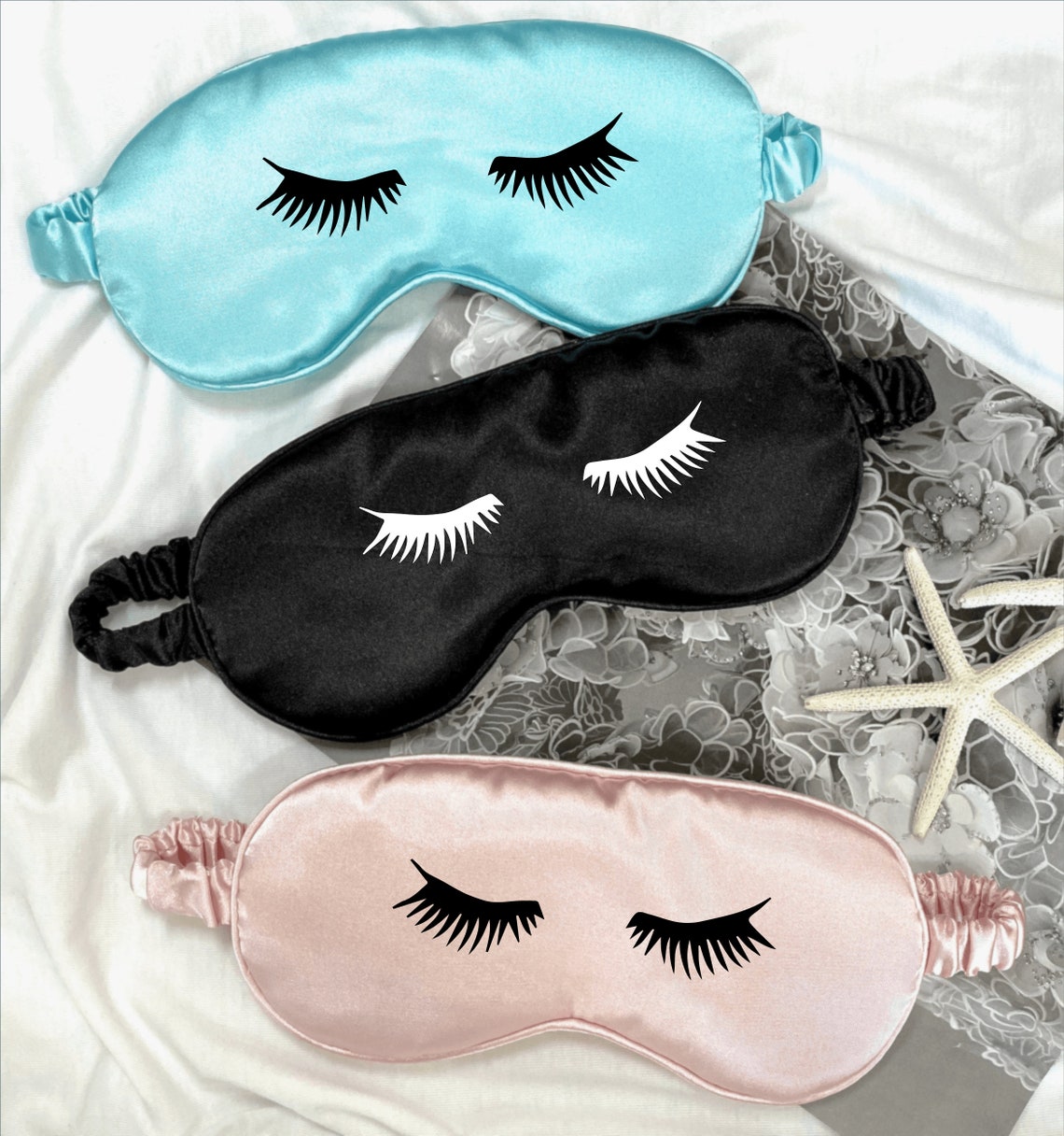 EYELASHES sleep mask for Women Personalized Mother's Day Etsy