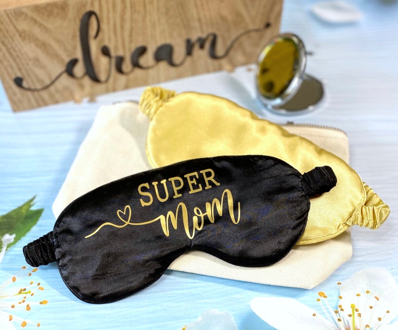 Mother's Day gift ideas, Personalized Mother's Day Gift, Sleep Masks, mothers day gift from daughter, Eye Mask Mom Sleep Mask image 1