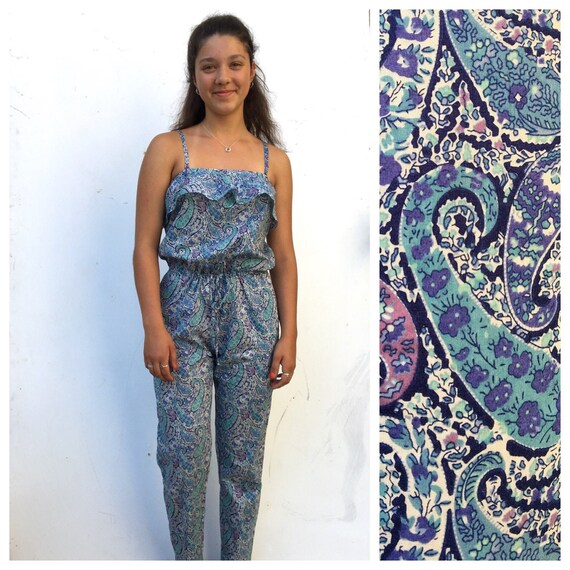 BOURTON Liberty London Blue Paisley Psycadelic Jum