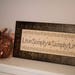 Live Simply Simply Live Cross Stitch Pattern Hard Copy