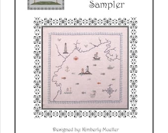Little Mermaid Cross Stitch Pattern - PDF Digital Download