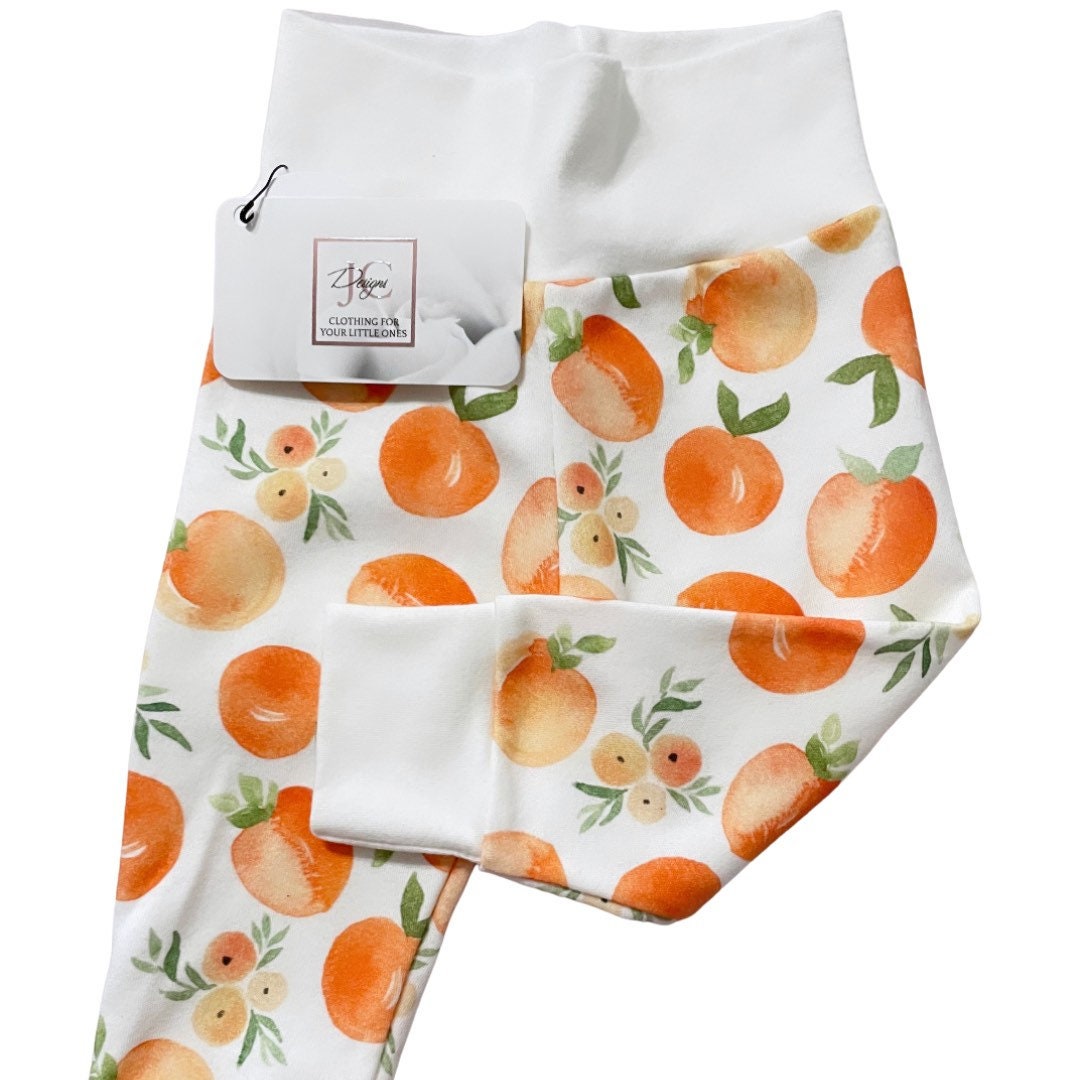 Girls peach leggings online