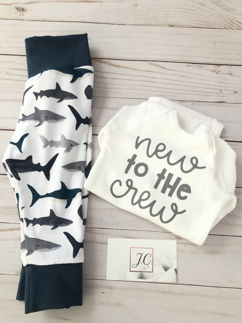 3-6 months shark outfit
