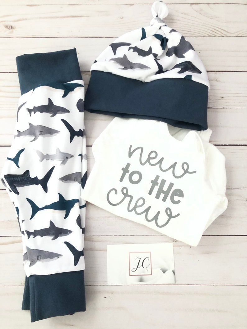 3-6 months shark outfit