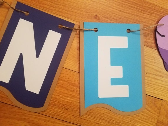 Fish Highchair Birthday Banner O Fish Ally One Bunting Etsy